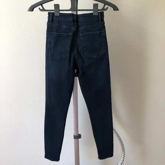 Forever 21 Los Angeles Dark Blue Jeans 27 - Picture 2 of 3